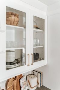 Glass Front Shelves