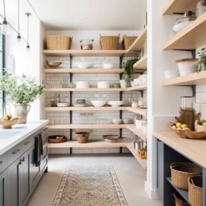 Open Pantry Shelving